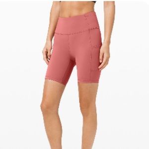 Lululemon fast and free biker shorts
